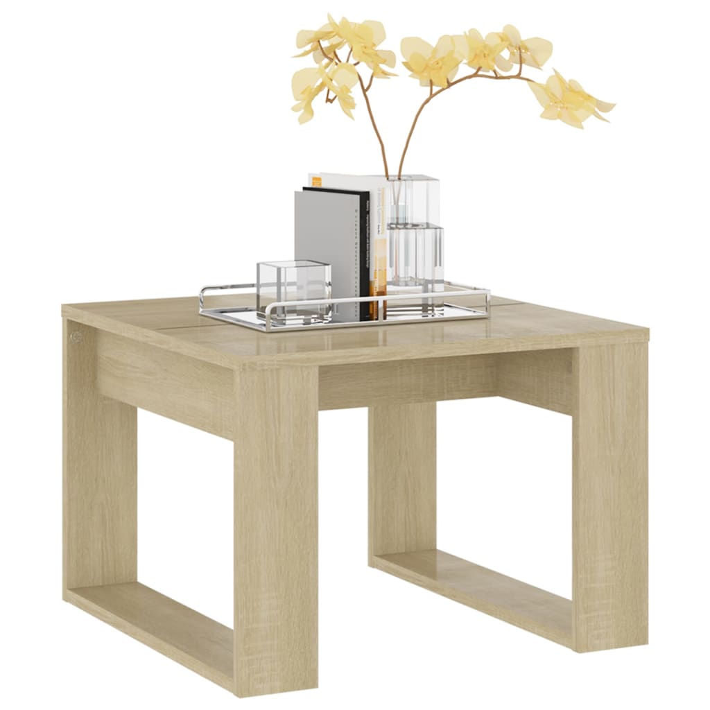 Table d'appoint Chêne sonoma 50x50x35 cm Bois d’ingénierie - XIOS