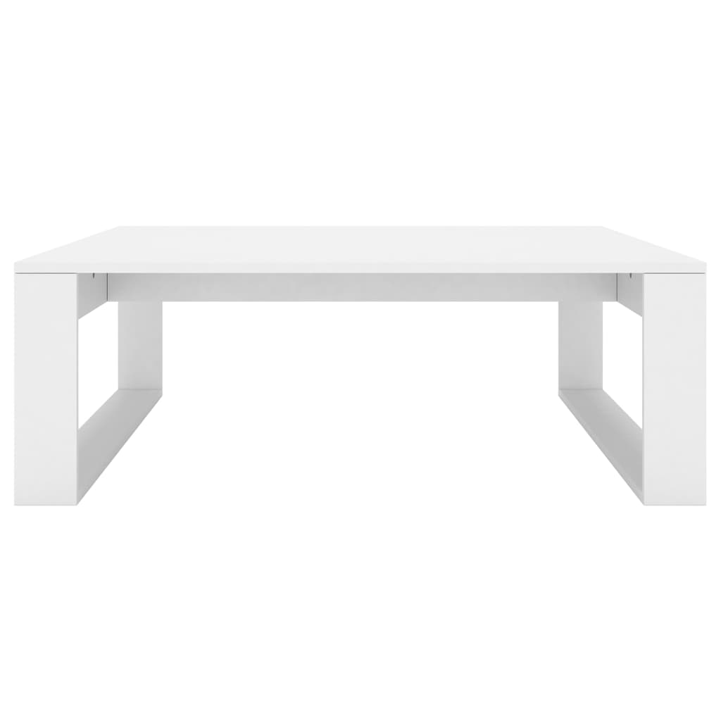 Table basse Blanc 100x100x35 cm Bois d’ingénierie - XIOS