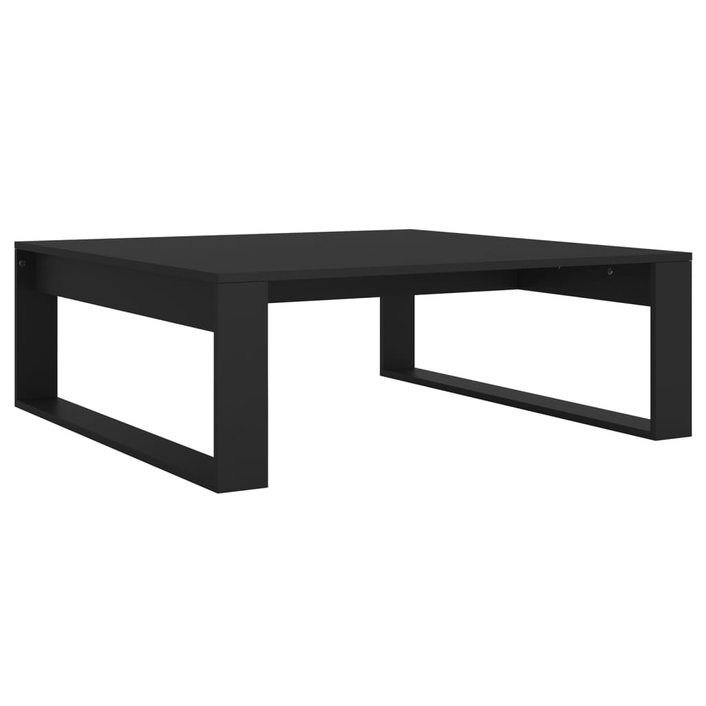 Table basse Noir 100x100x35 cm Bois d’ingénierie - XIOS