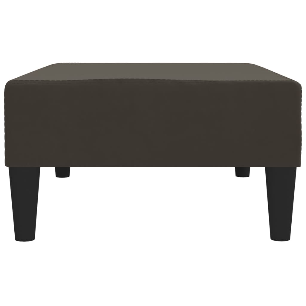 Repose-pied Gris foncé 78x56x32 cm Velours - XIOS