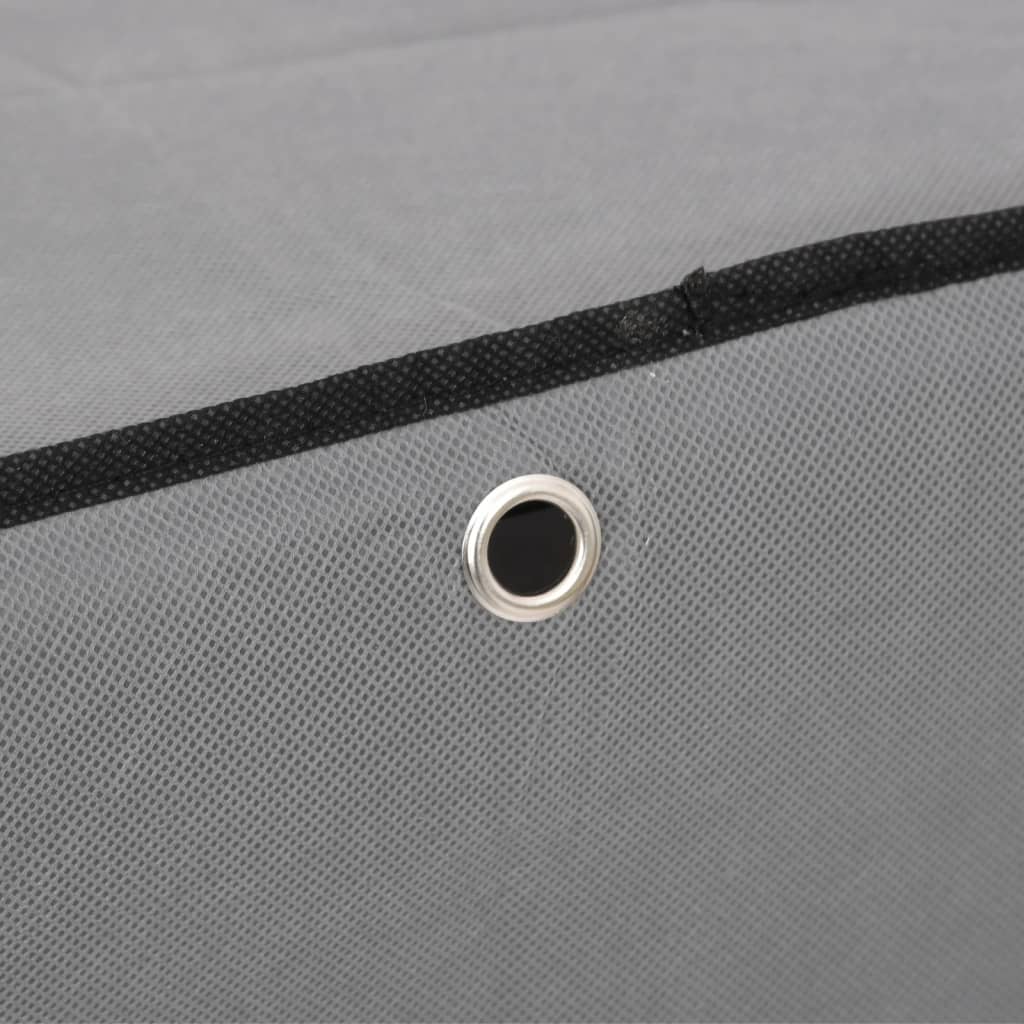 Armoire à chaussures Gris 60x30x166 cm Tissu - XIOS