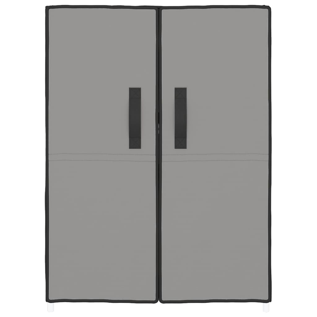 Armoire à chaussures Gris 60x28x90 cm Tissu - XIOS