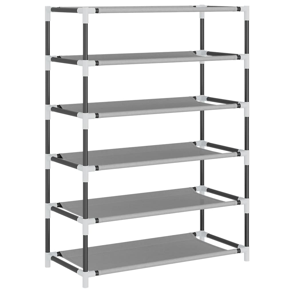 Armoire à chaussures Gris 60x28x90 cm Tissu - XIOS