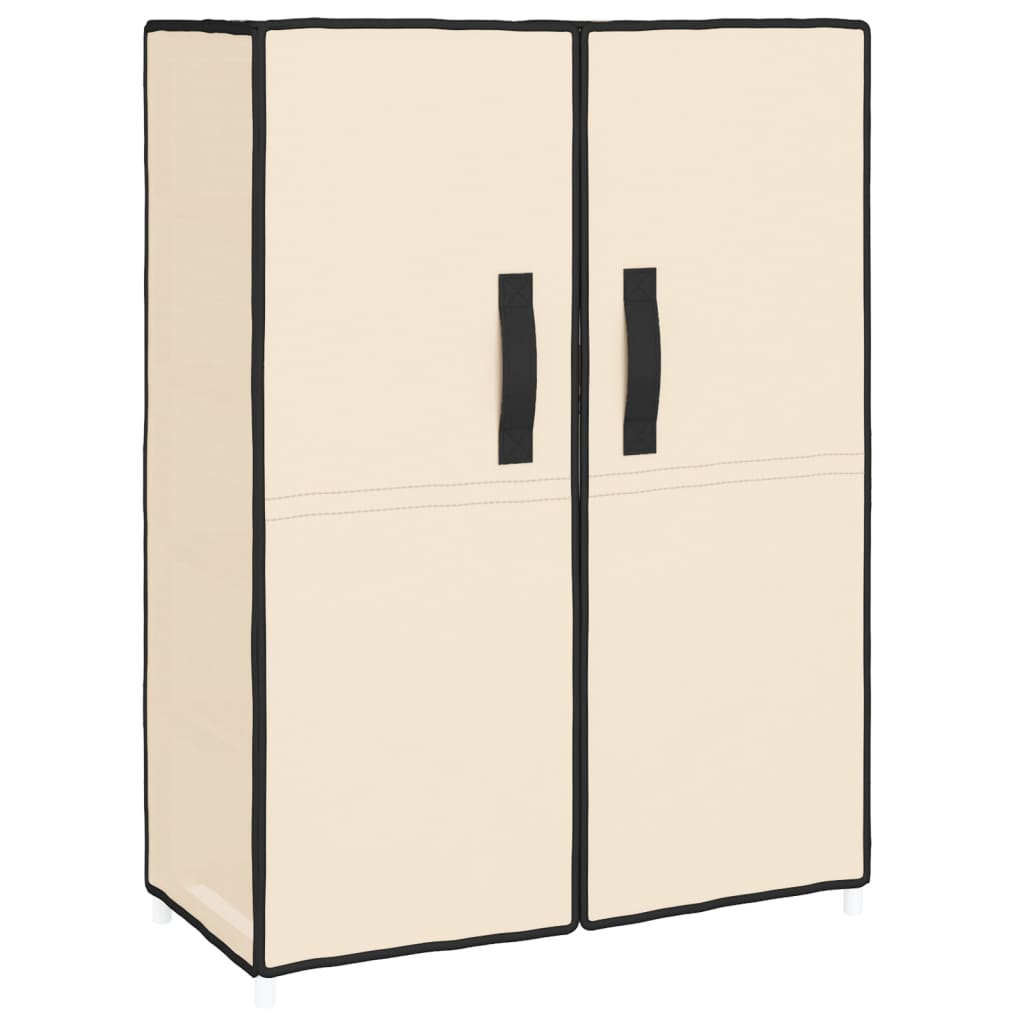 Armoire à chaussures Crème 60x28x90 cm Tissu - XIOS