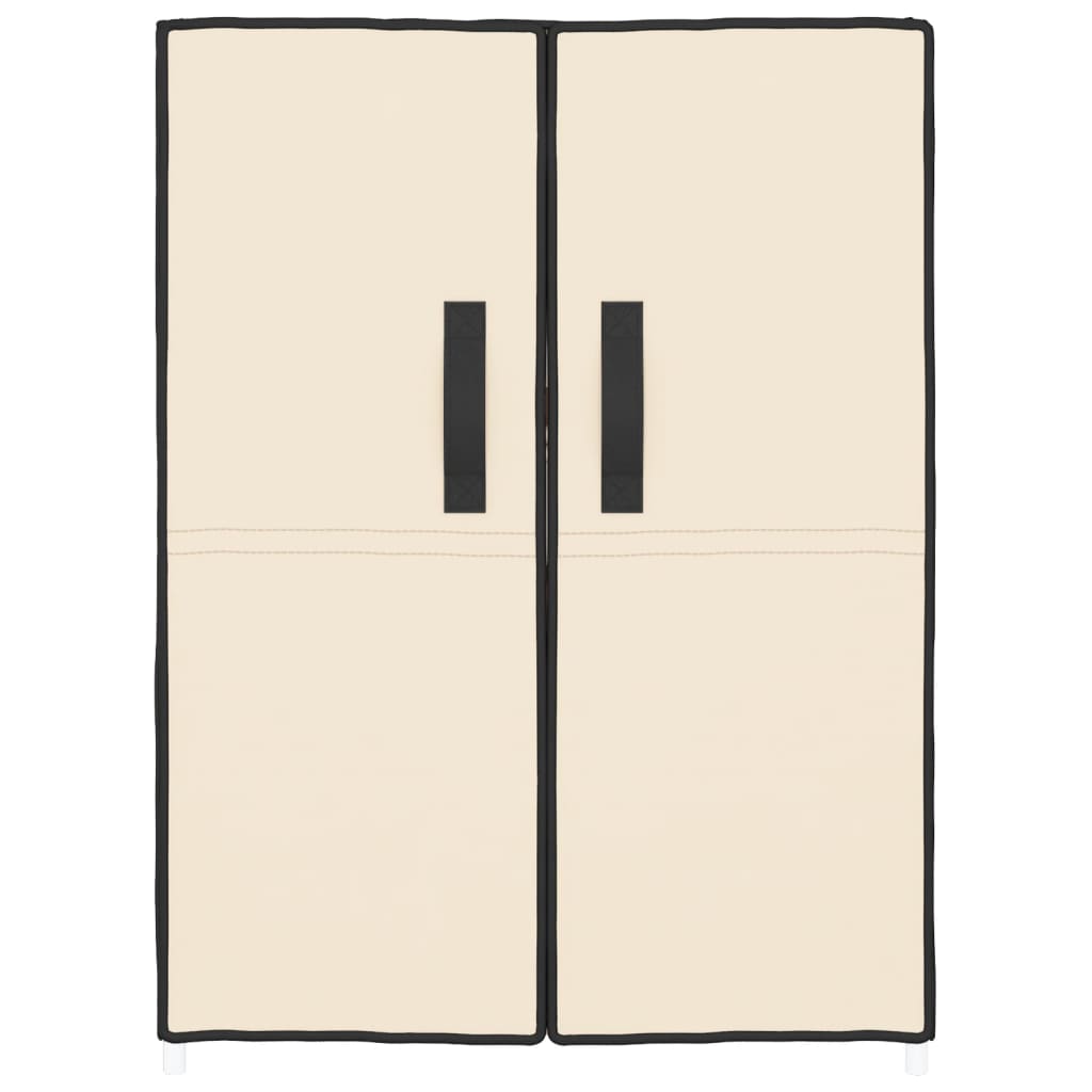 Armoire à chaussures Crème 60x28x90 cm Tissu - XIOS