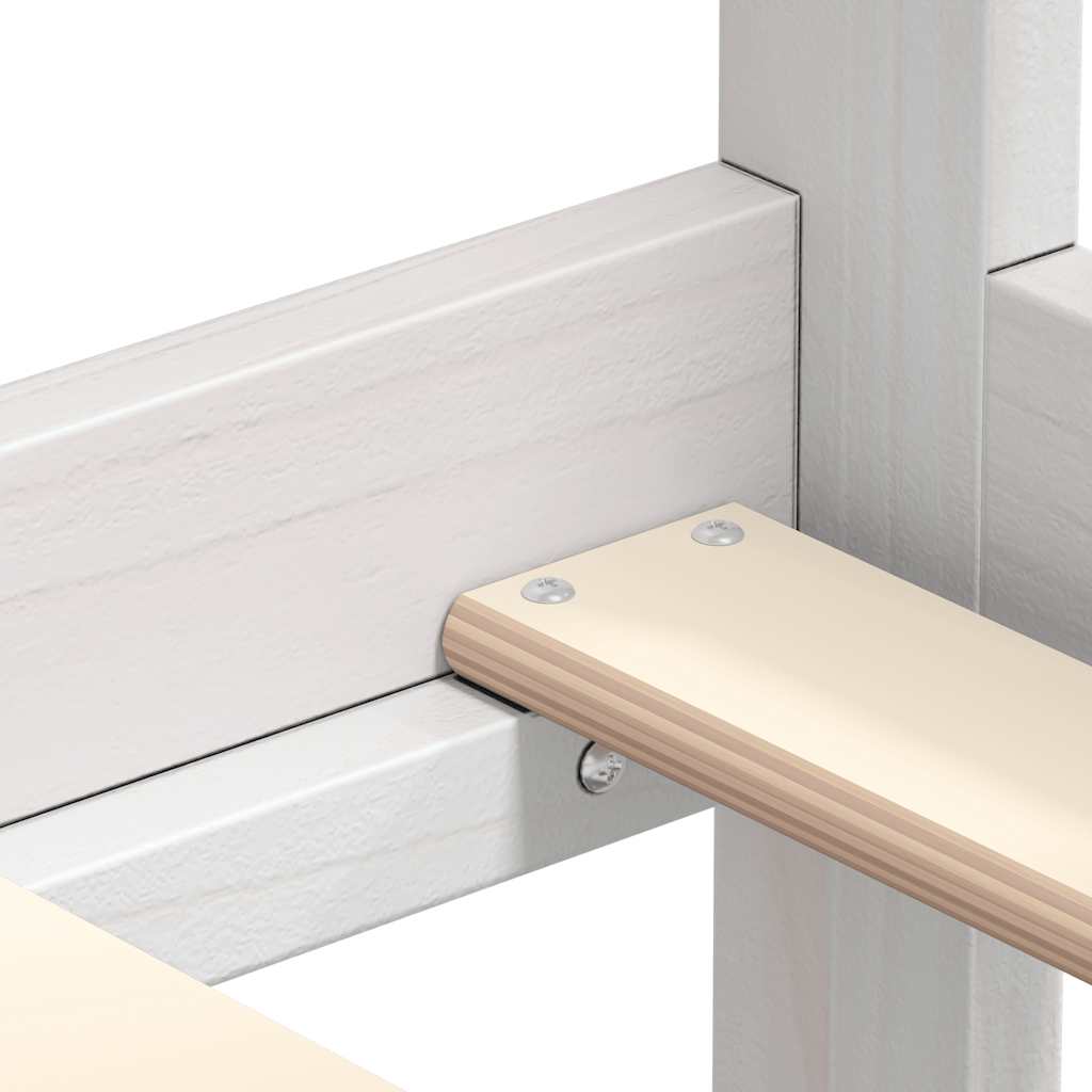 Lit de jour sans matelas blanc bois de pin massif 90x200 cm - XIOS