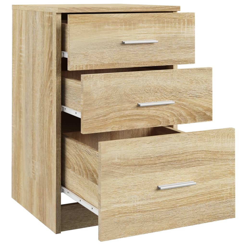 Table de chevet Chêne sonoma 40x40x63 cm Bois d’ingénierie - XIOS