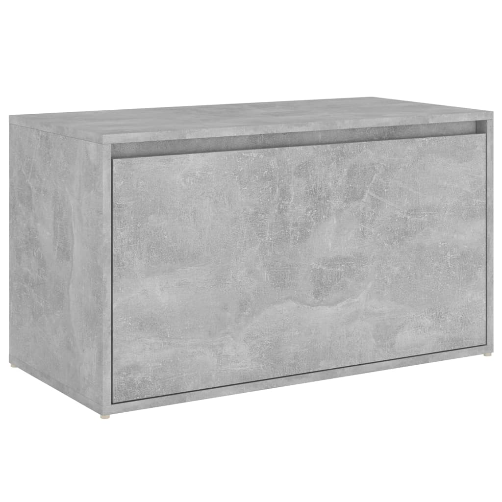 Banc d'entrée 80x40x45 cm Gris béton Bois d'ingénierie - XIOS