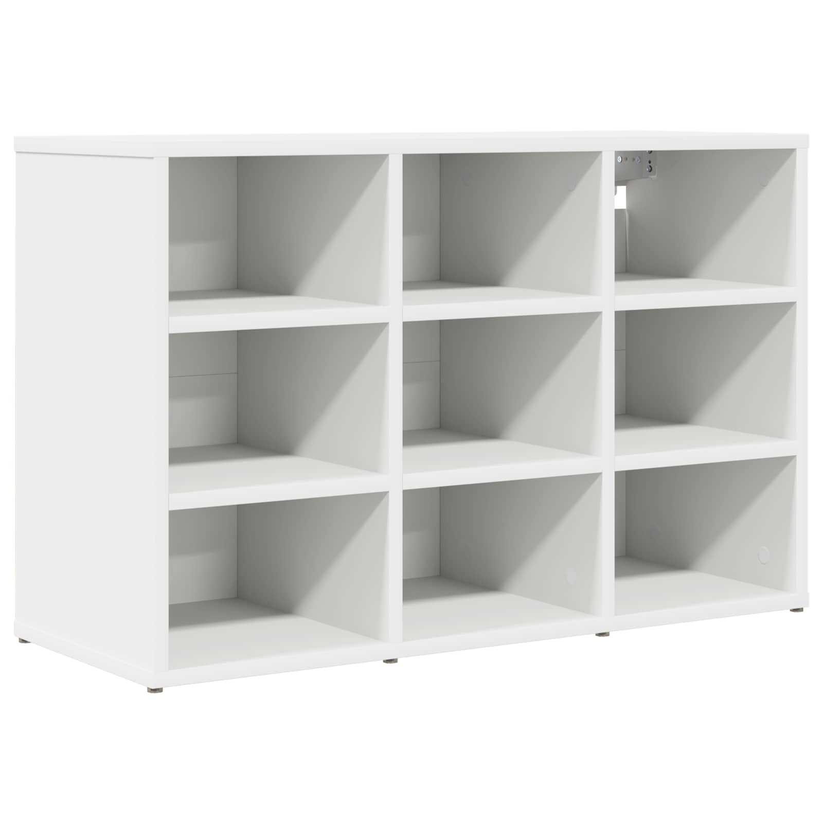 Cabinet à chaussures Blanc 77,5 x 30 x 51 cm Bois d'ingénierie - XIOS