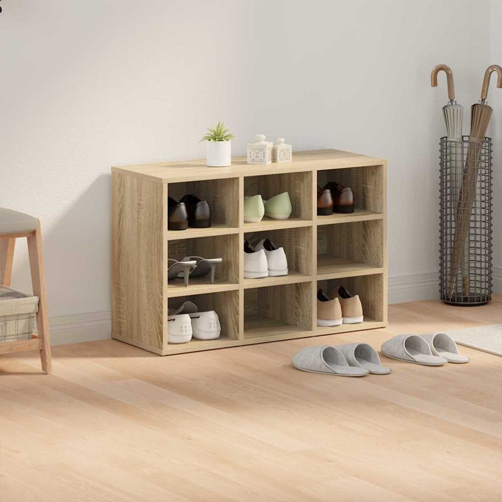 Meuble à chaussures avec étagère Chêne sonoma 77.5 x 30 x 51 cm - XIOS