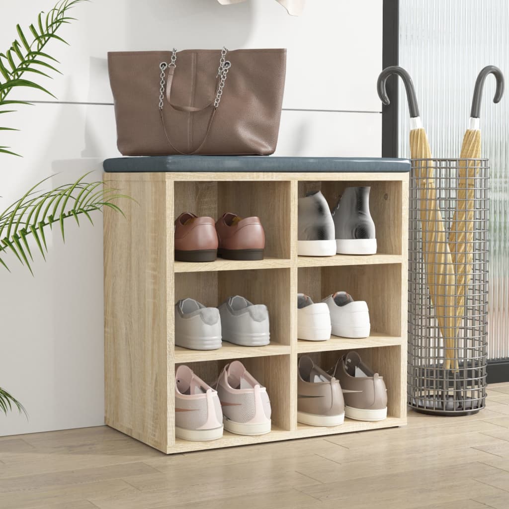 Armoire à chaussures Chêne Sonoma 52,5x30x50 cm - XIOS