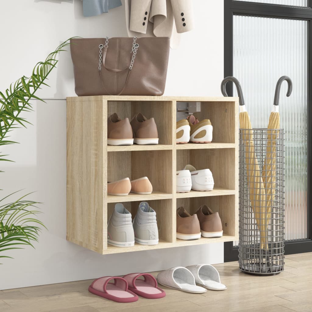 Armoire à chaussures Chêne Sonoma 52,5x30x50 cm - XIOS
