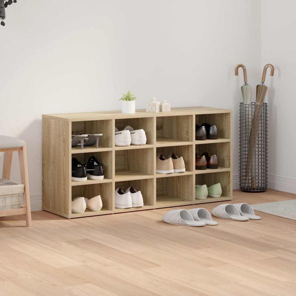 Meuble à chaussures avec étagère Chêne sonoma 103 x 30 x 51 cm - XIOS