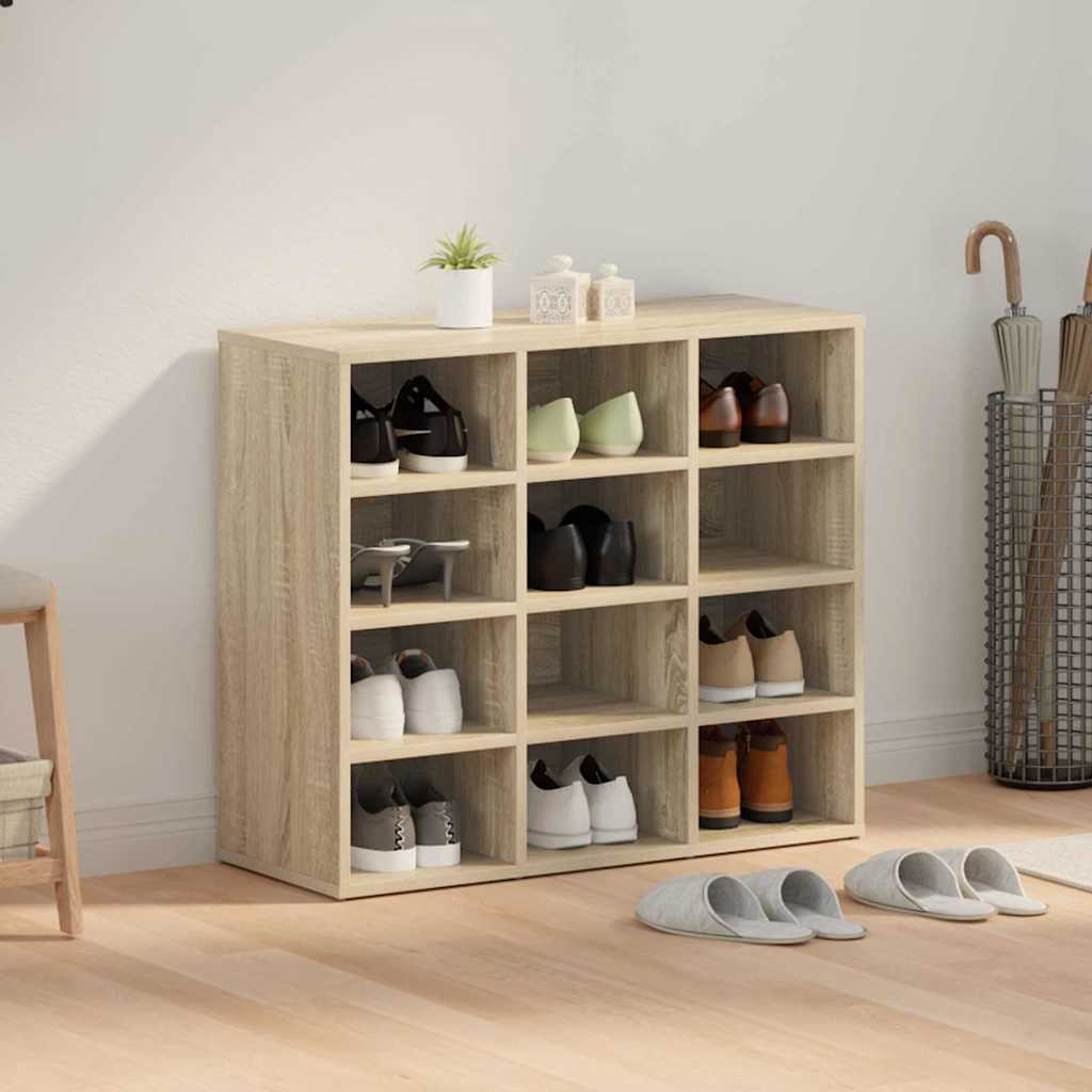 Meuble à chaussures avec étagère Chêne sonoma 77.5 x 30 x 67 cm - XIOS