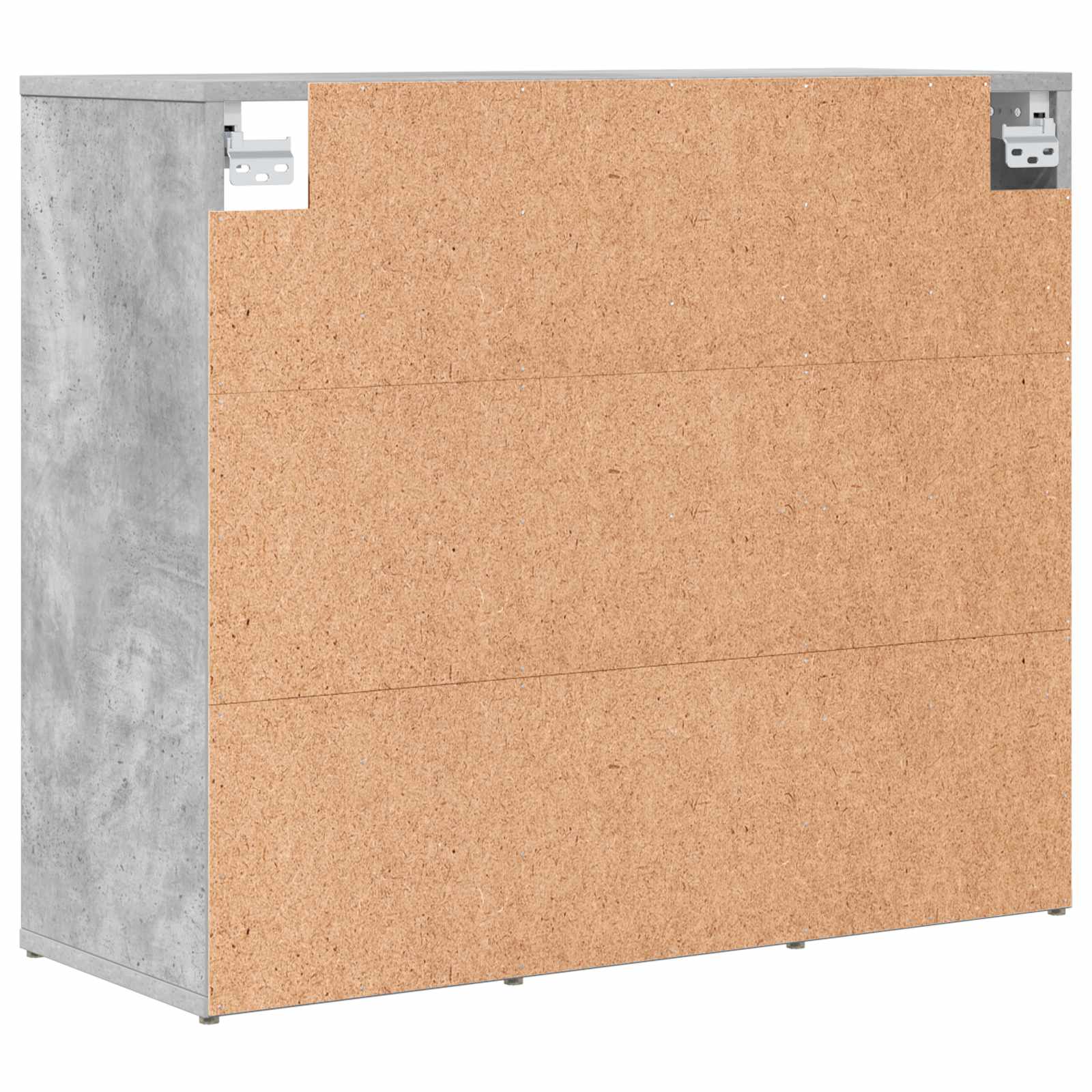 Cabinet à chaussures avec étagère Gris béton 77,5 x 30 x 67 cm - XIOS