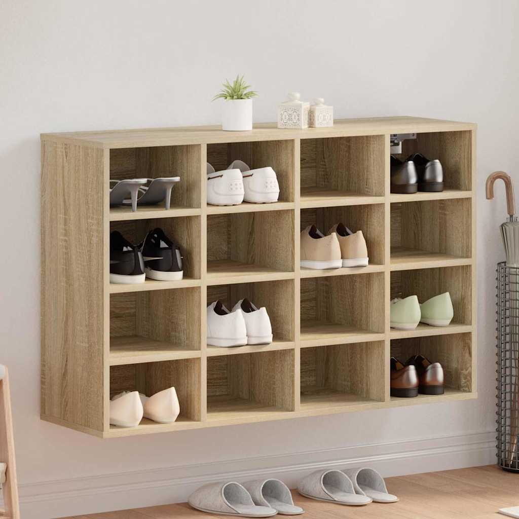 Meuble à chaussures avec étagère Chêne sonoma 103 x 30 x 67 cm - XIOS