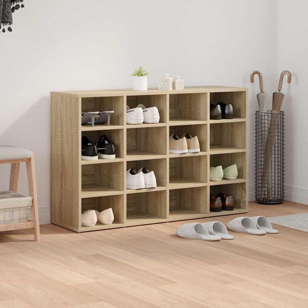 Meuble à chaussures avec étagère Chêne sonoma 103 x 30 x 67 cm - XIOS