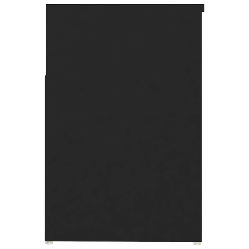 Banc à chaussures Noir 80x30x45 cm Bois d’ingénierie - XIOS