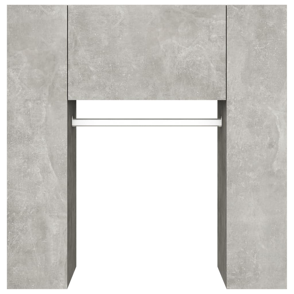 Armoire de couloir Gris béton 97,5x37x99 cm Bois d'ingénierie - XIOS
