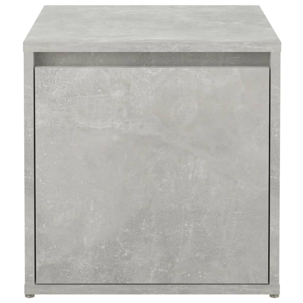 Tiroir boîte Gris béton 40,5x40x40 cm Bois d'ingénierie - XIOS