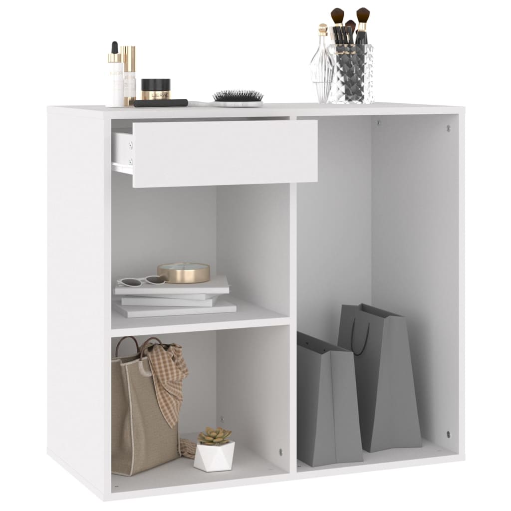 Armoire à cosmétiques Blanc 80x40x75 cm Bois d'ingénierie - XIOS