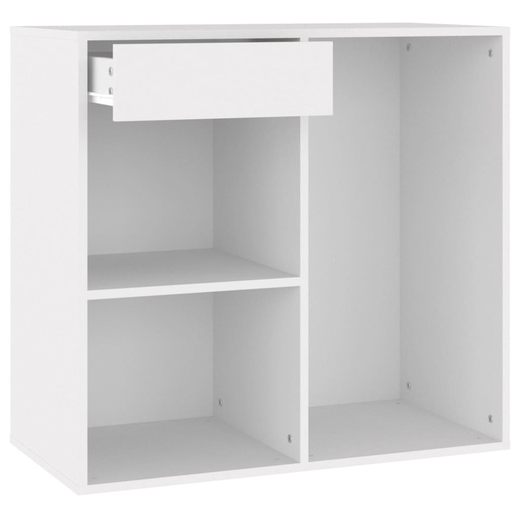 Armoire à cosmétiques Blanc 80x40x75 cm Bois d'ingénierie - XIOS