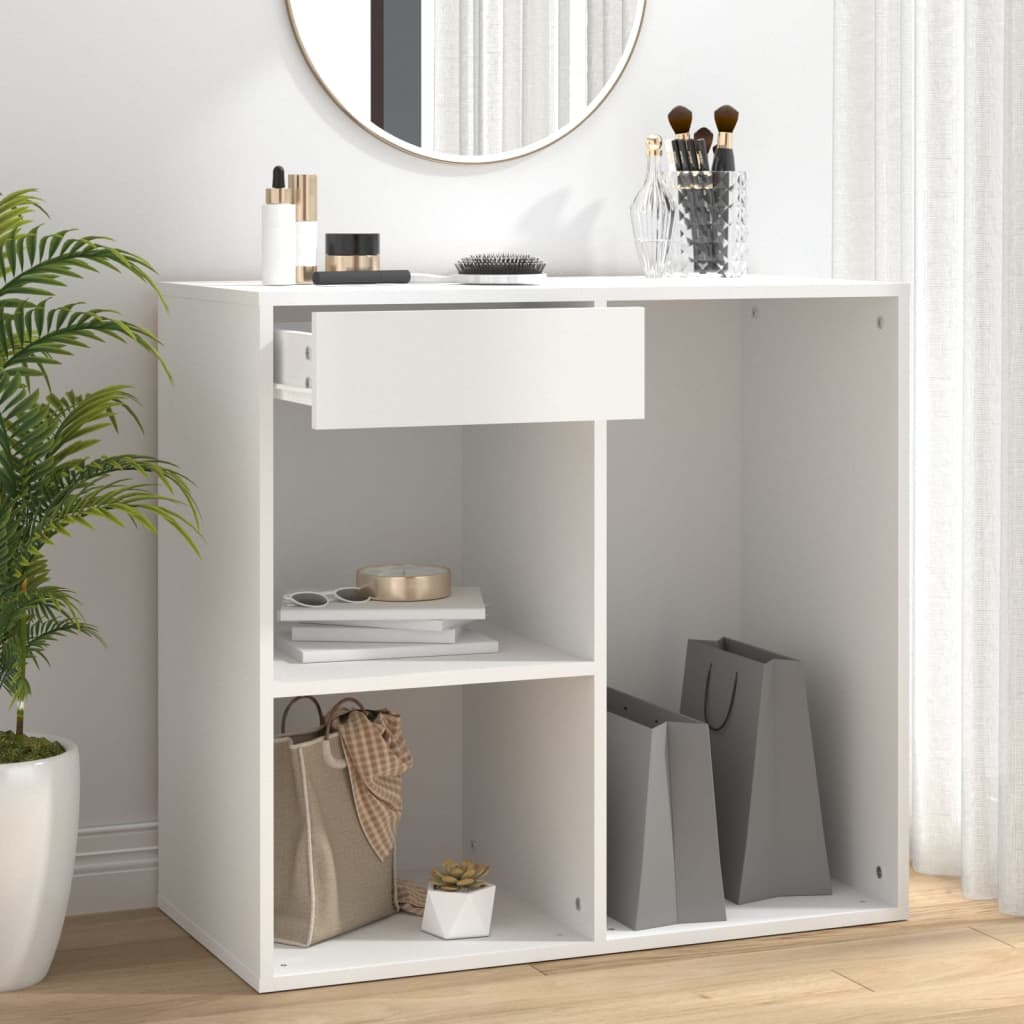 Armoire à cosmétiques Blanc 80x40x75 cm Bois d'ingénierie - XIOS