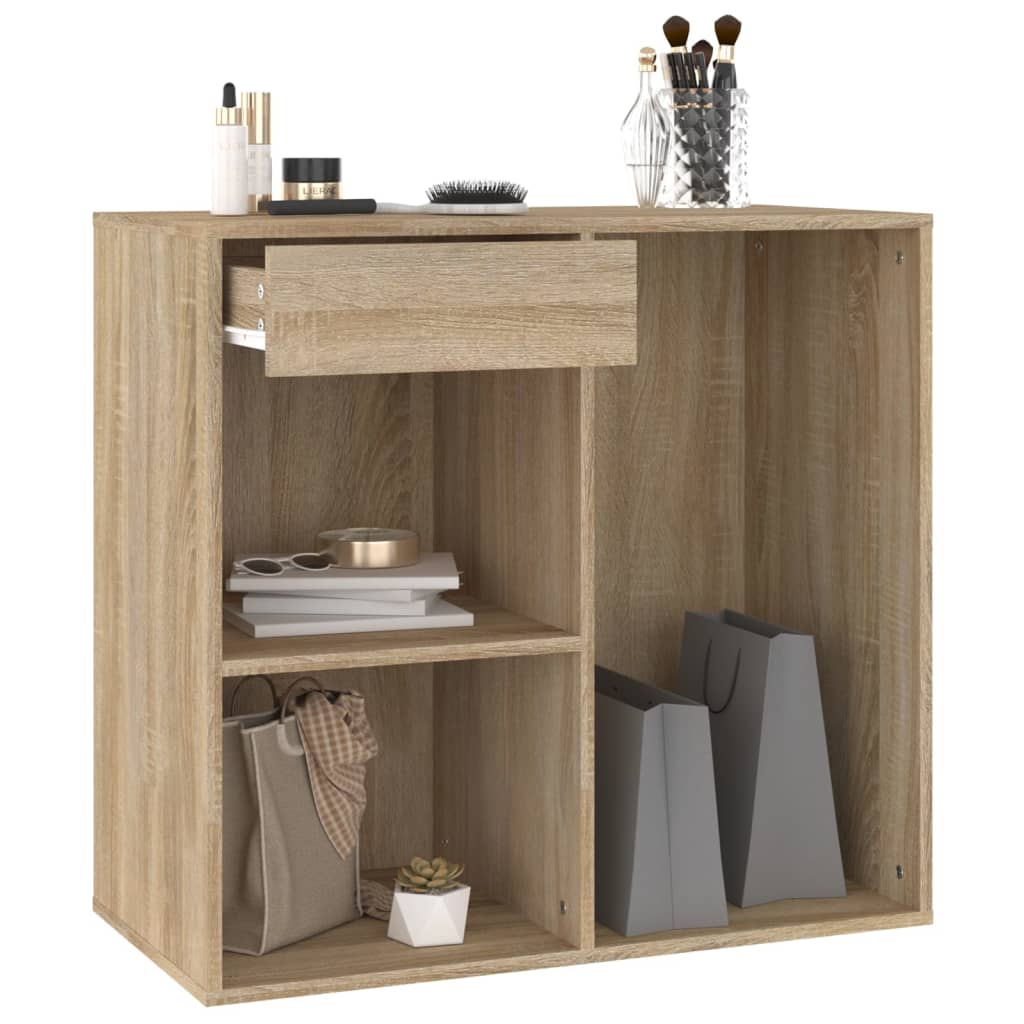 Armoire cosmétique Chêne sonoma 80x40x75 cm Bois d'ingénierie - XIOS