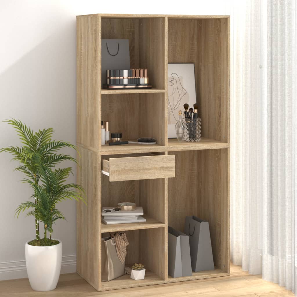 Armoire cosmétique Chêne sonoma 80x40x75 cm Bois d'ingénierie - XIOS