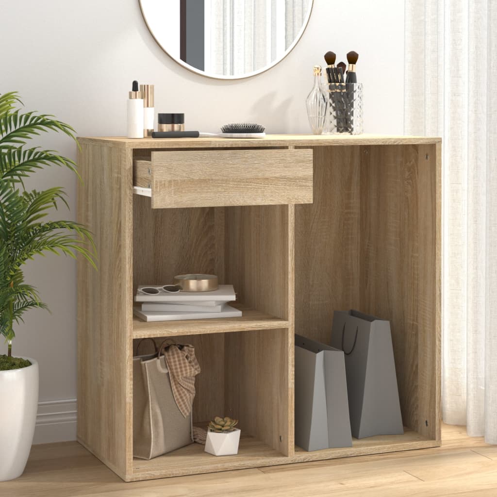 Armoire cosmétique Chêne sonoma 80x40x75 cm Bois d'ingénierie - XIOS