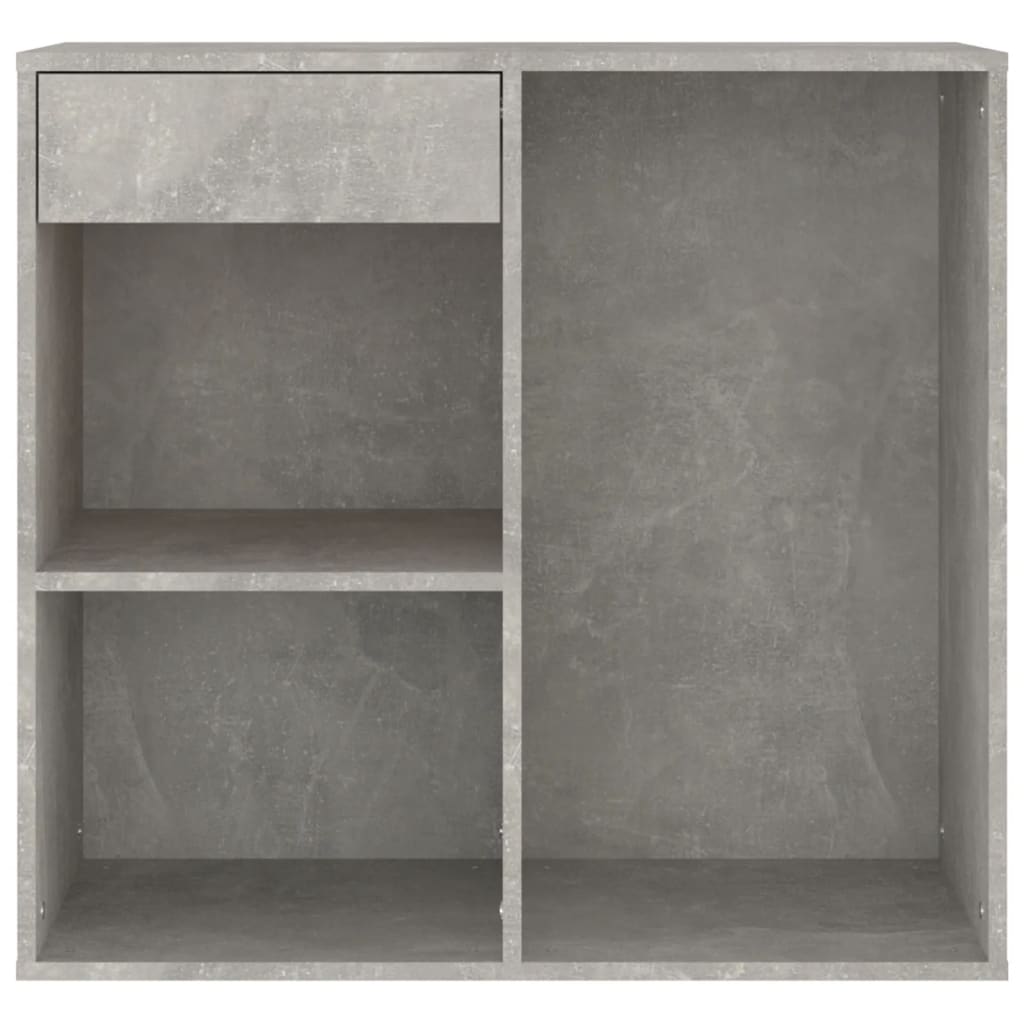 Armoire à cosmétiques Gris béton 80x40x75 cm Bois d'ingénierie - XIOS
