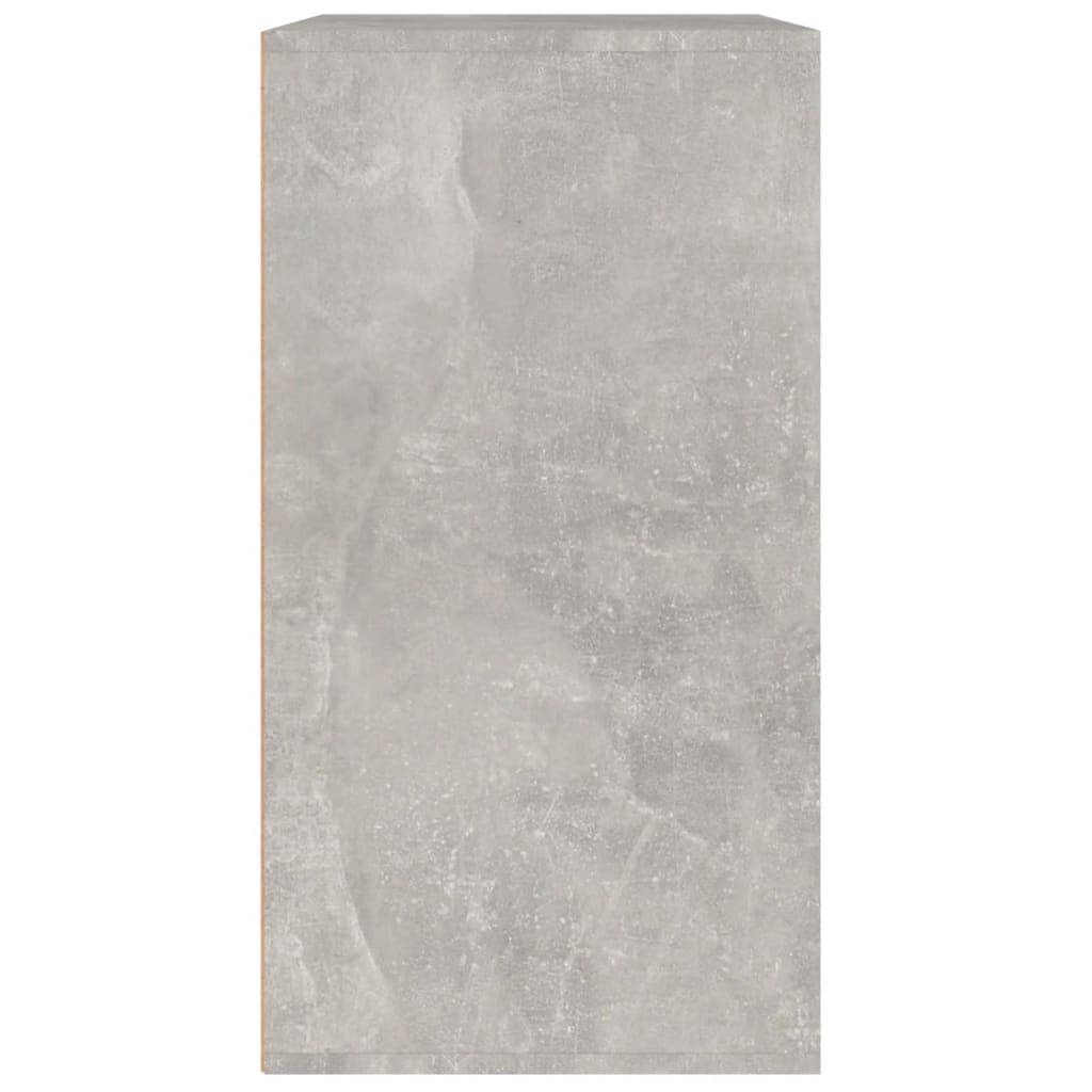 Armoire à cosmétiques Gris béton 80x40x75 cm Bois d'ingénierie - XIOS