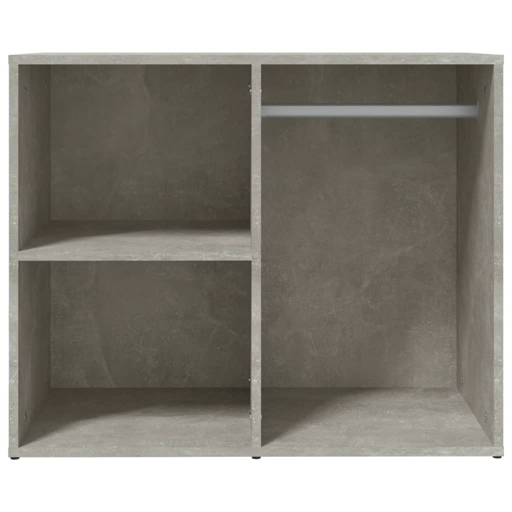 Armoire de dressing Gris béton 80x40x65 cm Bois d'ingénierie - XIOS