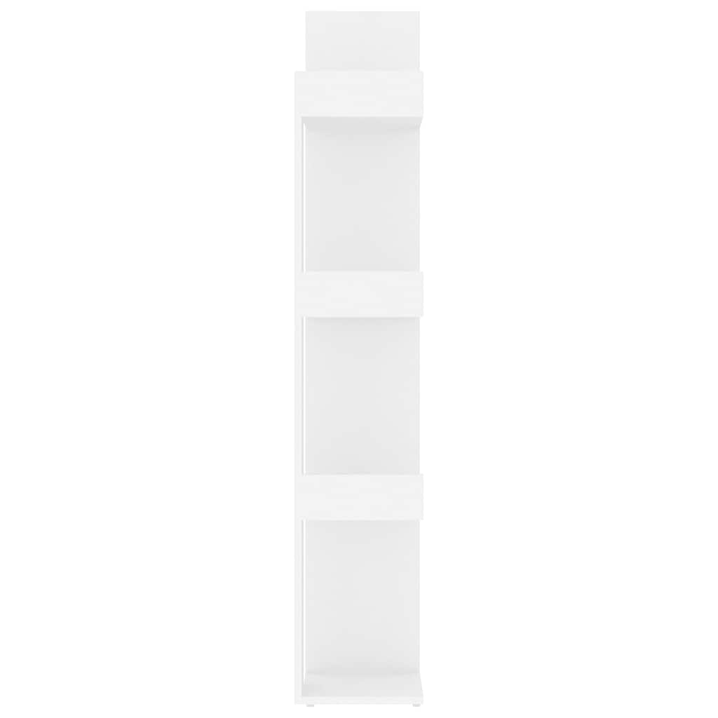 Bibliothèque Blanc 86x25,5x140 cm Bois d’ingénierie - XIOS