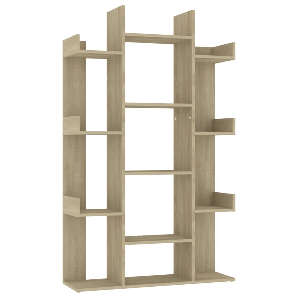 Bibliothèque Chêne Sonoma 86x25,5x140 cm Bois d’ingénierie - XIOS