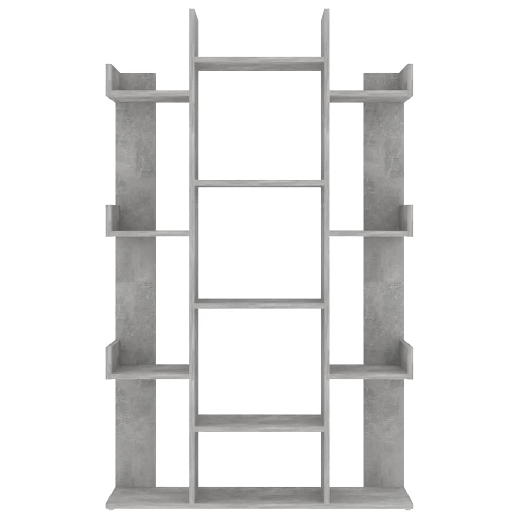 Bibliothèque Gris béton 86x25,5x140 cm Bois d’ingénierie - XIOS