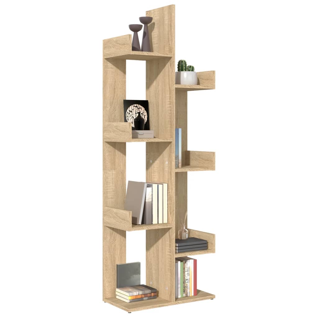 Bibliothèque Chêne sonoma 48x25,5x140 cm Bois d’ingénierie - XIOS