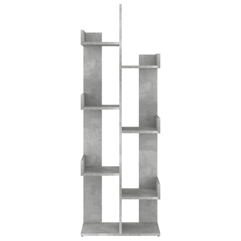 Bibliothèque Gris béton 48x25,5x140 cm Bois d’ingénierie - XIOS