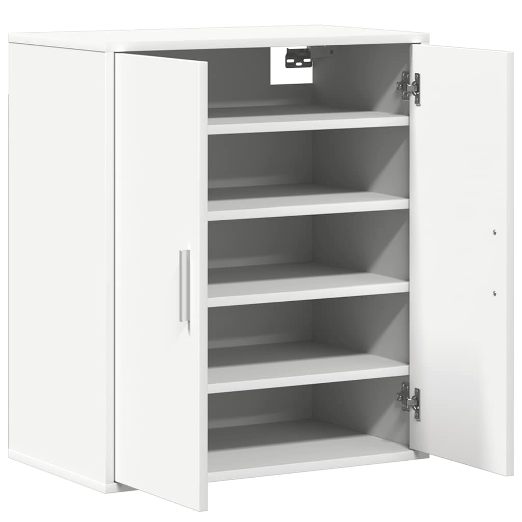 Armoire à chaussures Blanc 60x35x70 cm Bois d’ingénierie - XIOS