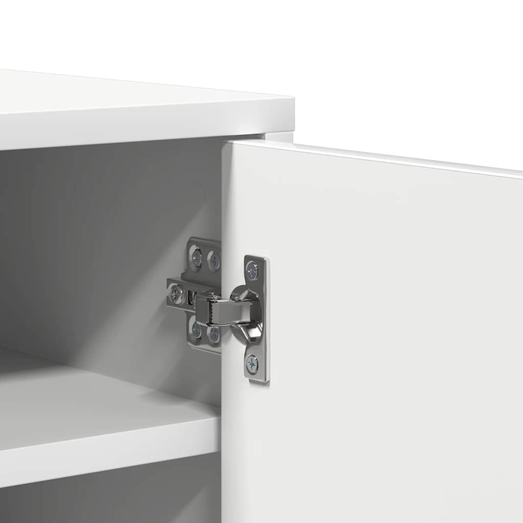 Armoire à chaussures Blanc 60x35x70 cm Bois d’ingénierie - XIOS