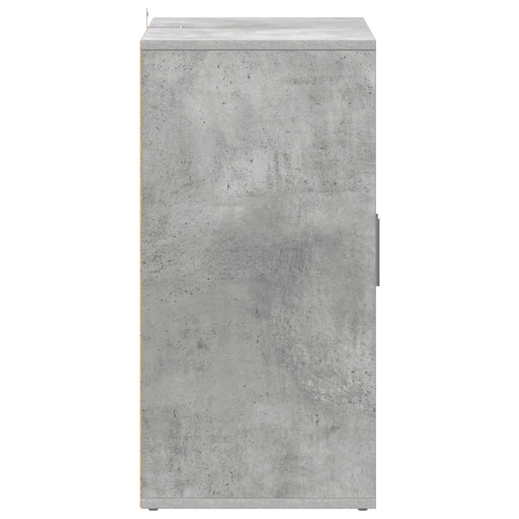 Armoire à chaussures Gris béton 60x35x70 cm Bois d’ingénierie - XIOS