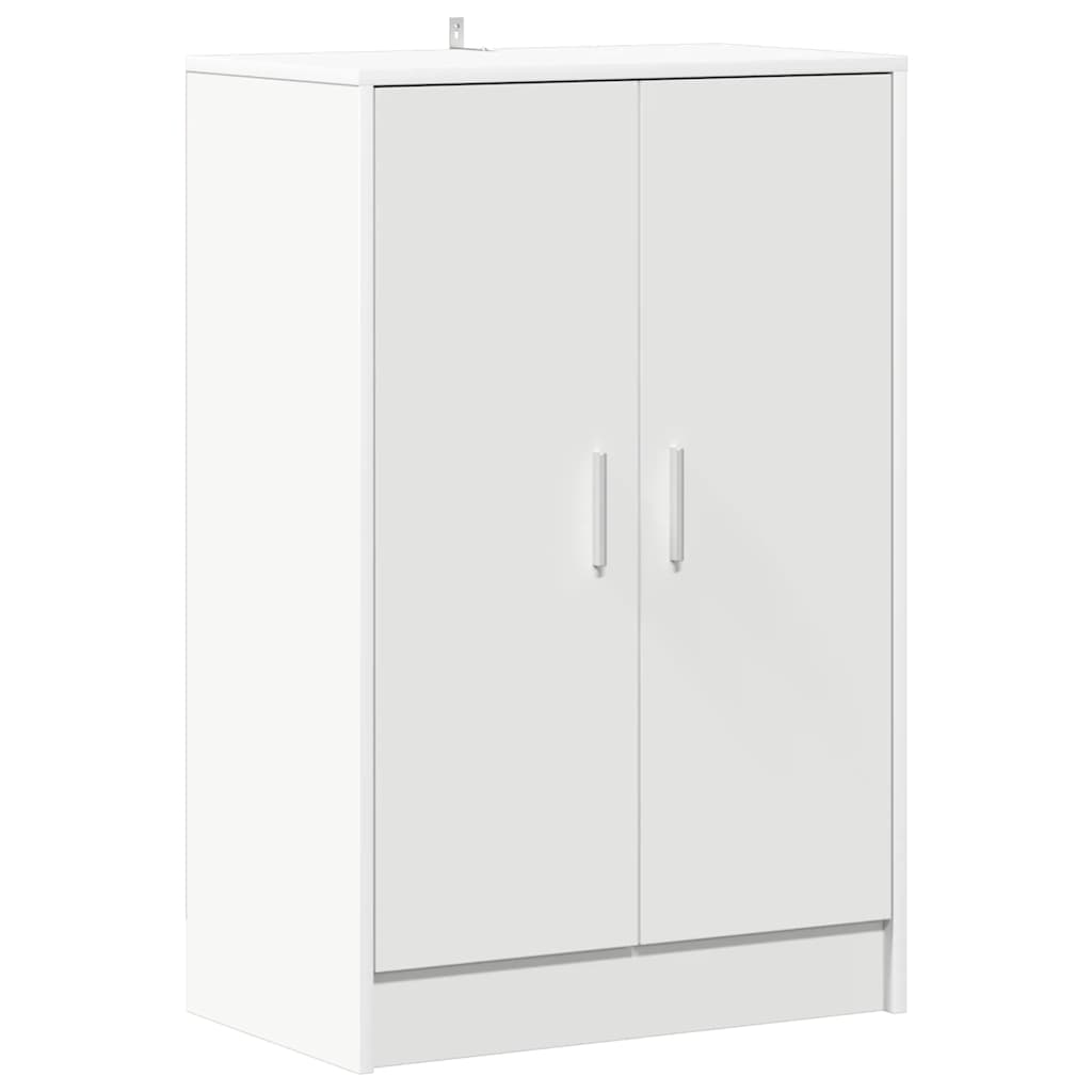 Armoire à chaussures Blanc 60x35x92 cm Bois d’ingénierie - XIOS