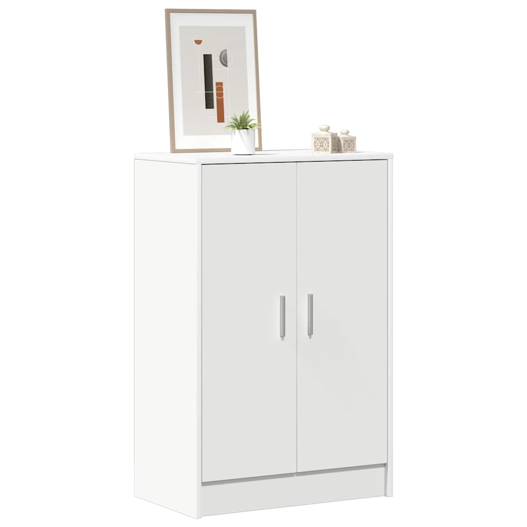 Armoire à chaussures Blanc 60x35x92 cm Bois d’ingénierie - XIOS