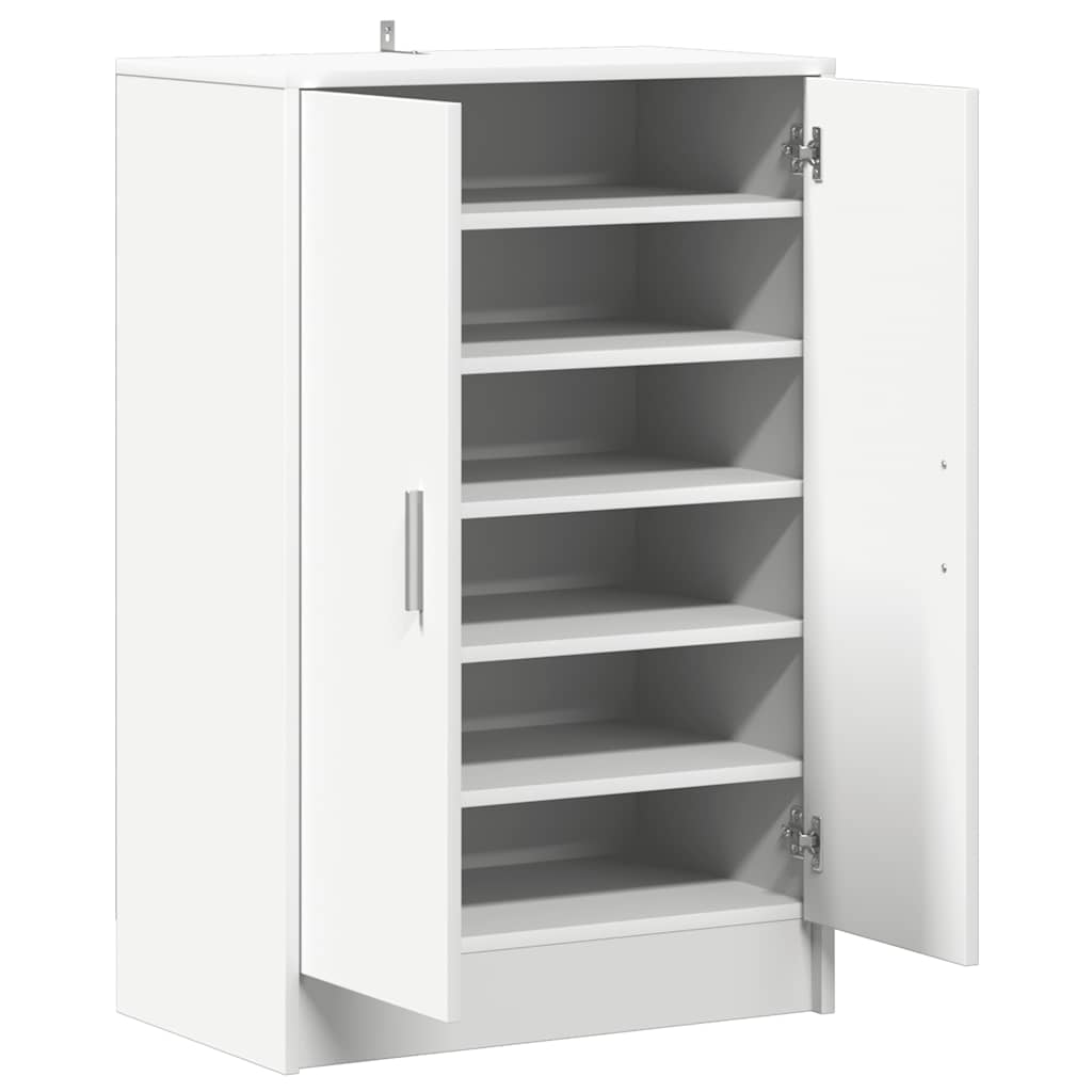 Armoire à chaussures Blanc 60x35x92 cm Bois d’ingénierie - XIOS