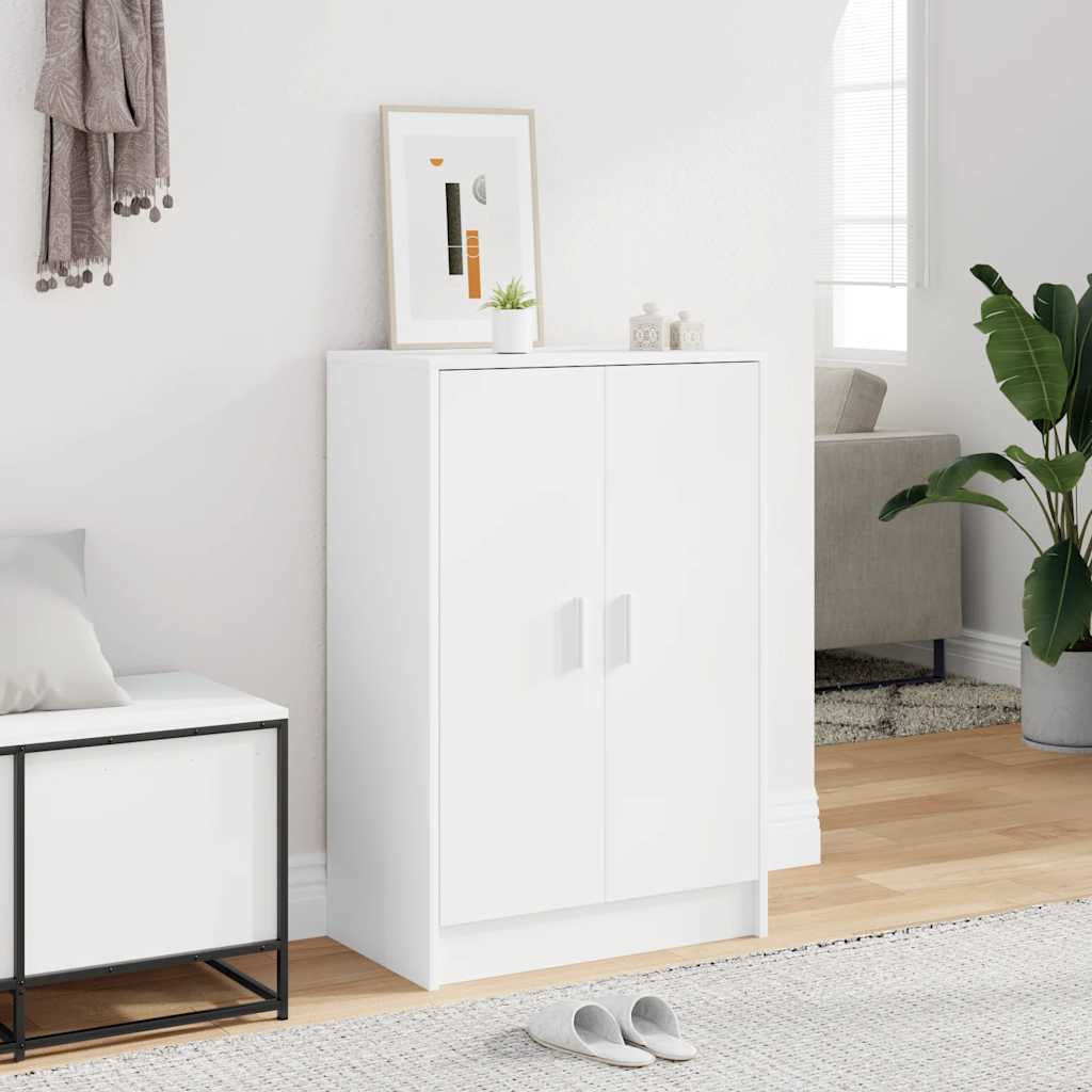 Armoire à chaussures Blanc 60x35x92 cm Bois d’ingénierie - XIOS