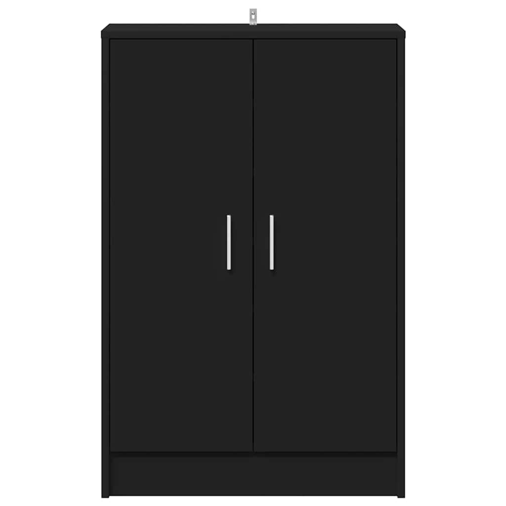 Armoire à chaussures Noir 60x35x92 cm Bois d’ingénierie - XIOS