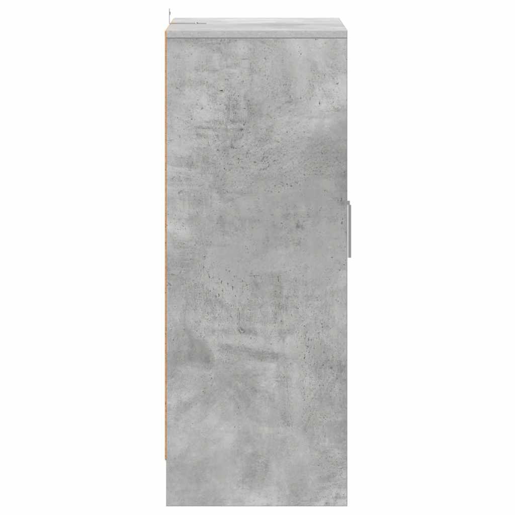 Armoire à chaussures Gris béton 60x35x92 cm Bois d’ingénierie - XIOS