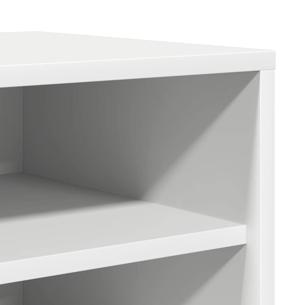 Armoire à chaussures Blanc 60x35x70 cm Bois d’ingénierie - XIOS