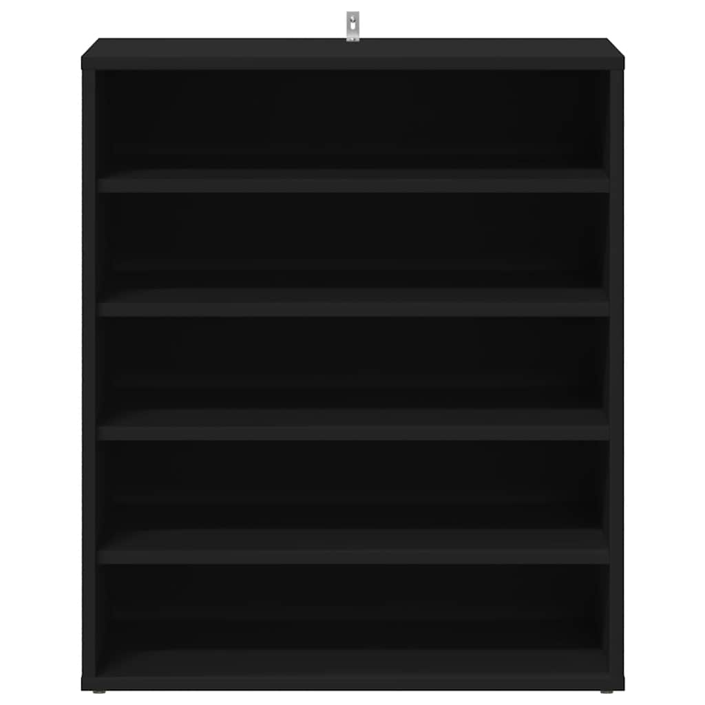 Armoire à chaussures Noir 60x35x70 cm Bois d’ingénierie - XIOS