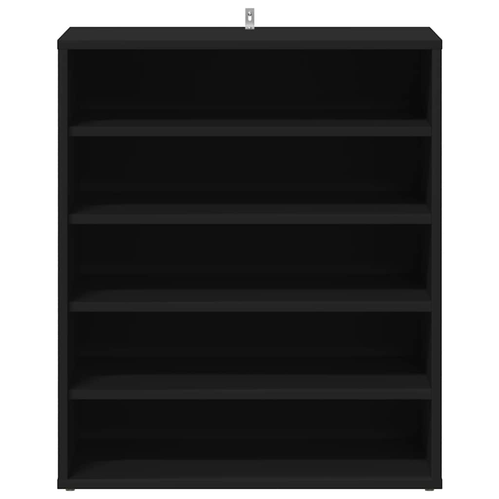 Armoire à chaussures Noir 60x35x70 cm Bois d’ingénierie - XIOS